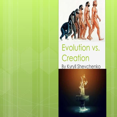 Evolution vs creation presentation