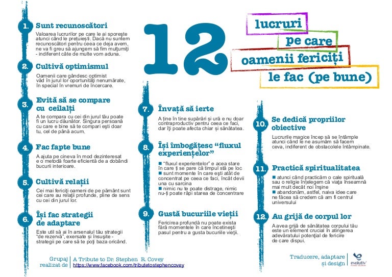 12 Lucruri Pe Care Oamenii Fericiti Le Fac Pe Bune