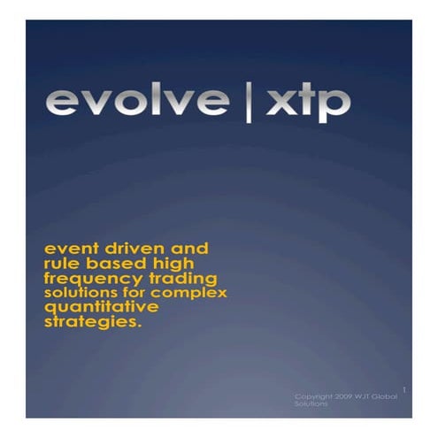 Evolve | XTP Brochure