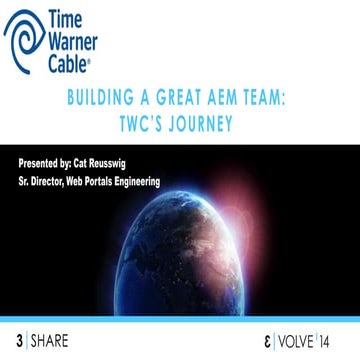 EVOLVE'14 | Keynote | Cat Reusswig | Building a Great AEM Team