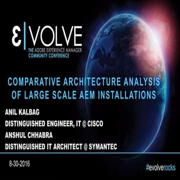 EVOLVE'16 | Enhance | Anil Kalbag & Anshul Chhabra | Comparative Architecture...