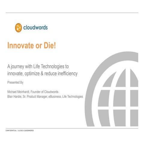 Evolve13 Adobe CQ Conference - Life Technologies and Cloudwords Customer Story