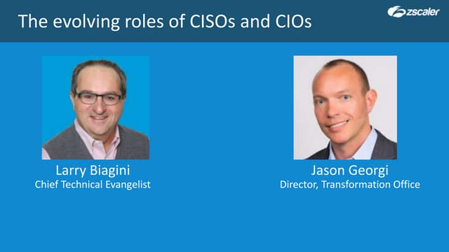 The evolving CIO|CISO relationship  
