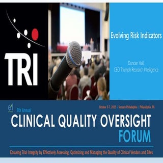 Evolving Risk Indicators