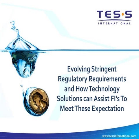 Evolving stringent regulatory requirements (reworked)