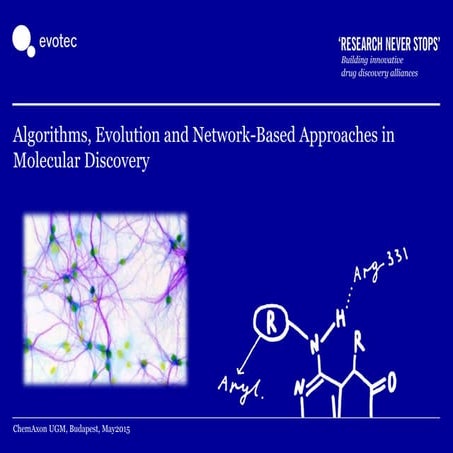 EUGM15 - Michael J. Bodkin (Evotec): Algorithms, Evolution and Network-Based ...
