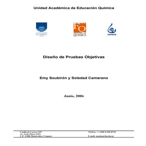 Ev pruegas objetivas