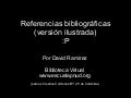 Referencias bibliograficas (versión ilustrada)