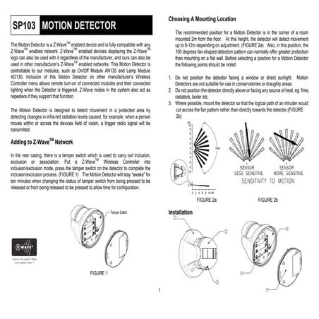 Everspring SP103 Manual