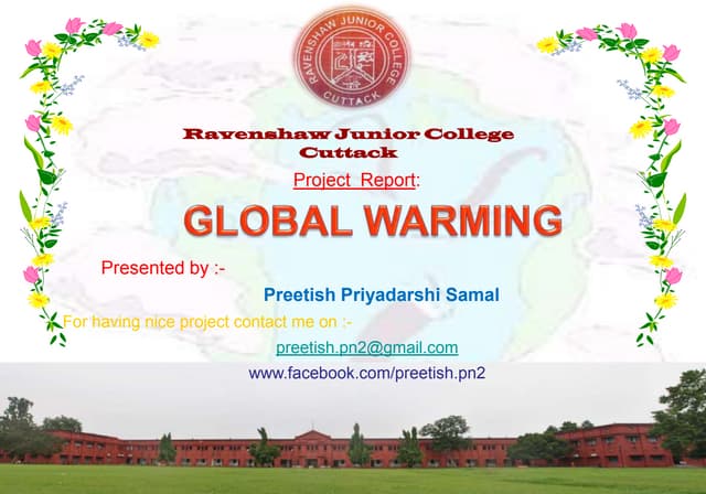 Global warming (EVS Project)