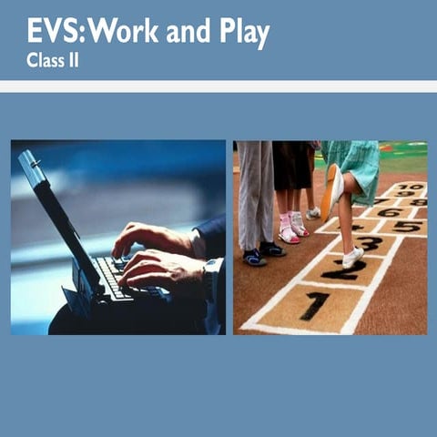 Environmental Science (EVS) : Work And Play (Class II)