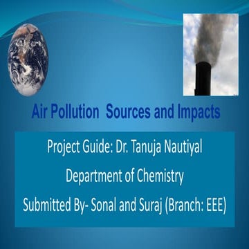 Air Pollution (Sources and Impacts)
