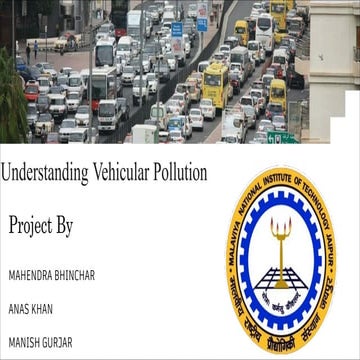 evs project on vehiculutr pollutionhhhand