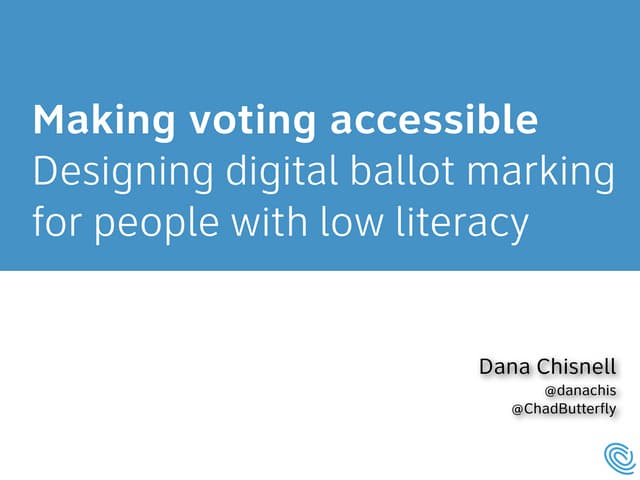 Making Voting Accessible 