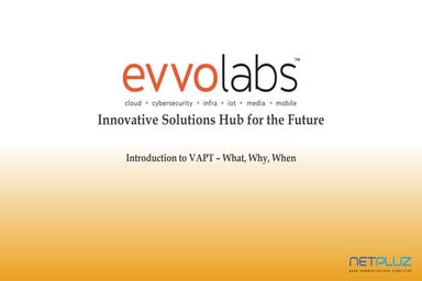 VAPT - Vulnerability Assessment & Penetration Testing 