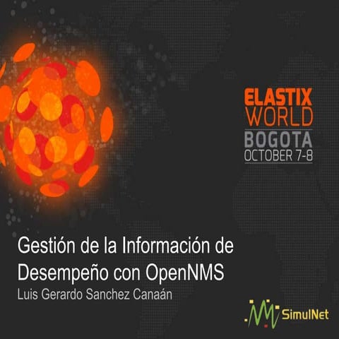 Gestión de la Información de Desempeño con OpenNMS