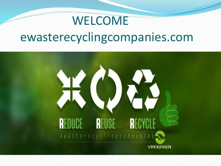E Waste Recycling Companies In Tamilnadu