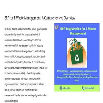 A Complete Guide to Recycling Operations Manager Software. | PDF