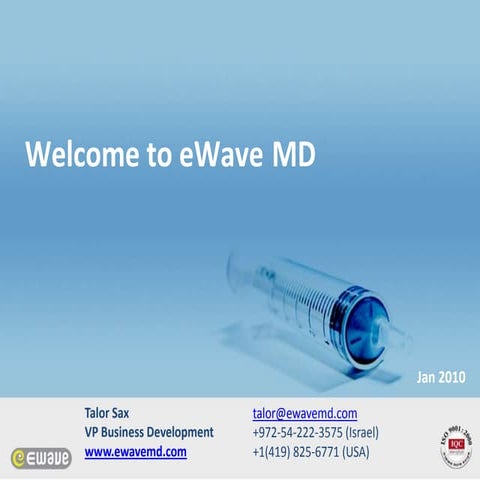 eWave Md 2010 Company Profile
