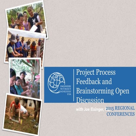 Session 2B - Project Process Feedback & Brainstorming | PPT