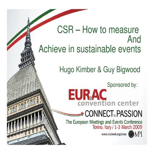 How To Measure And Achieve Sustainable Events