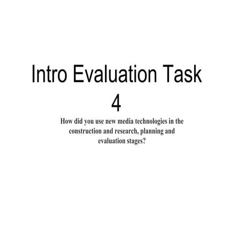 Intro to Task 4
