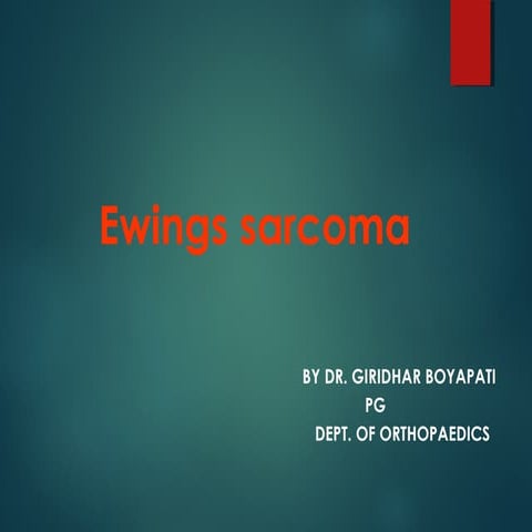 Ewings sarcoma