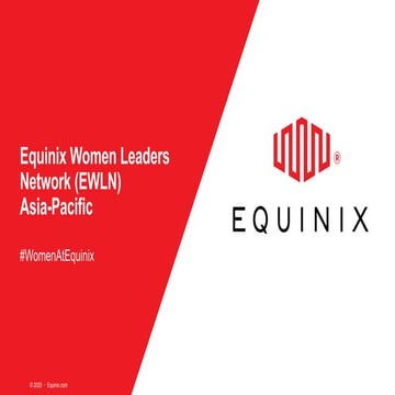Equinix Women Leaders Network (EWLN) Asia-Pacific