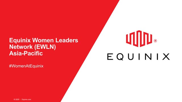 Equinix Women Leaders Network (EWLN) Asia-Pacific