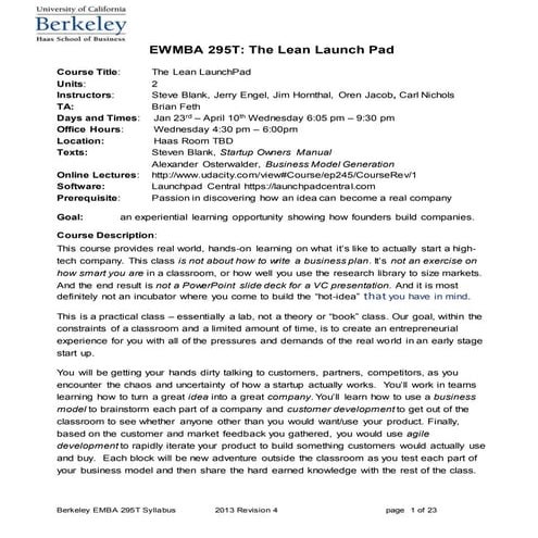 Ewmba 295 t 01 2013 syllabus rev 4