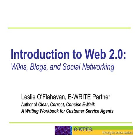 E Write   Intro To Web 2