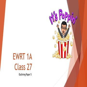 Ewrt 1 a class 27 to post