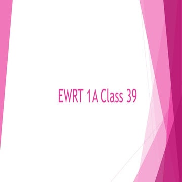 Ewrt 1 a class 39