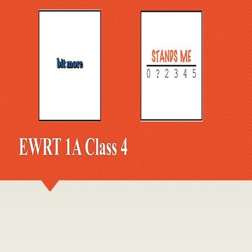 Ewrt 1 a class 4