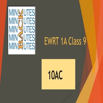 Ewrt 1AT class 9
