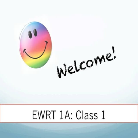 Ewrt1 a w15 class 1