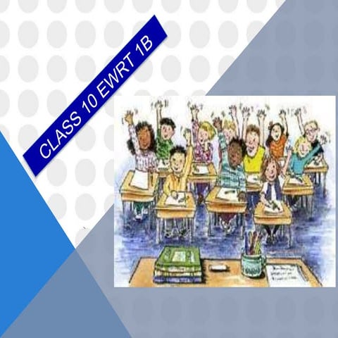 Ewrt 1 b class 10