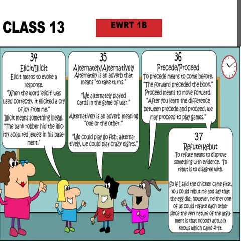 Ewrt 1 b class 13 luis class visit