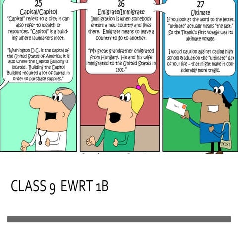 Ewrt 1 b class 9 