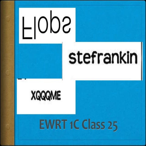 Ewrt 1 c class 25 night intro special