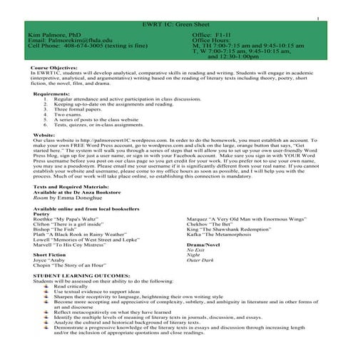 Ewrt 1 c green sheet  spring 2015