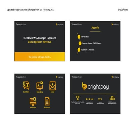 Updated EWSS Guidance Webinar - Changes from 1st February 2022