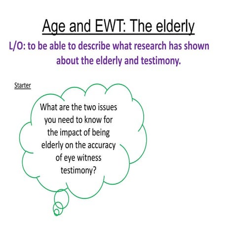 Ewt   elderly