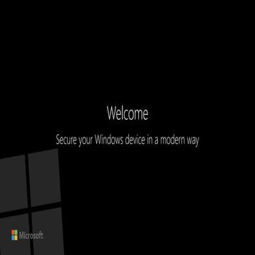 Ewug 1802   secure your windows device in a modern way