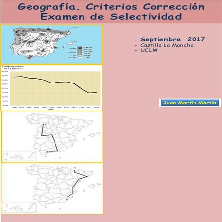 Criterios corrección. examen de geografía Septirembre 2017 en Castilla la Man...