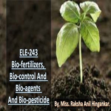 Media used for Bio-fertilizers, Bio-pesticide and bio-agents production