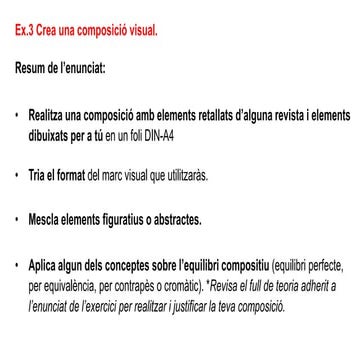 Ex3. crea una composició visual.