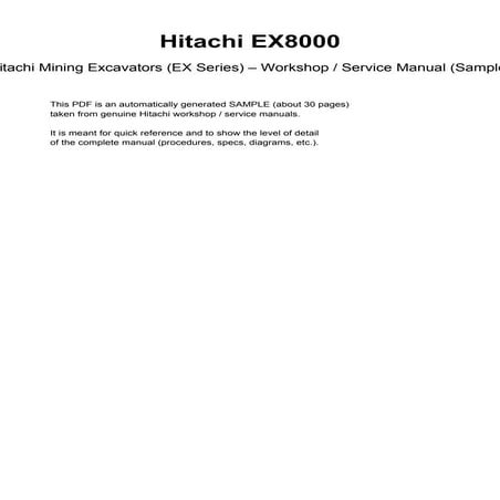 EX8000.pdf Operational And Maintenance Manual