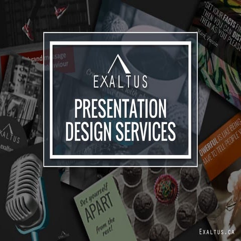 Exaltus Presentation Design Services