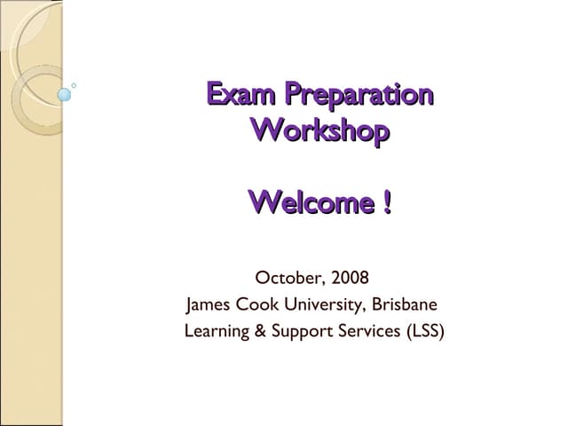 Exam Preparation